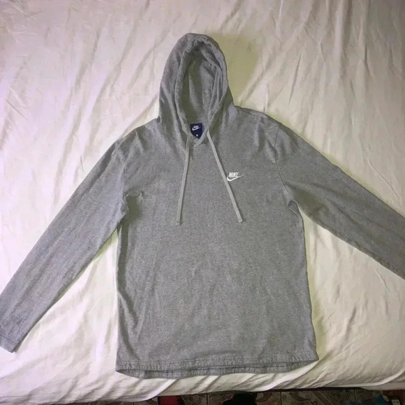 Nike Other - Nike heather gray hooded sweatshirt